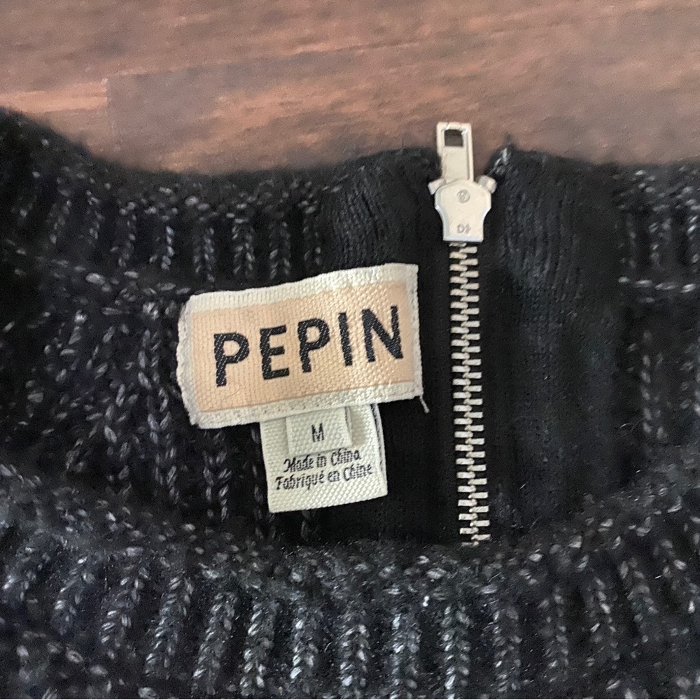 Anthropologie Pepin Cable Knit Crop Zip Sweater View 4